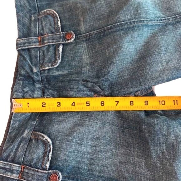 Citizens Of Humanity Cropped Low-Rise Denim Jeans Med Wash Size 32 Style 024-011 - Picture 10 of 11